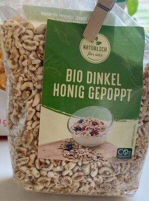 Bio Dinkel Honig gepoppt