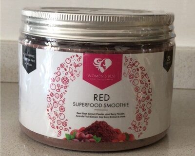 Red superfood smoothie