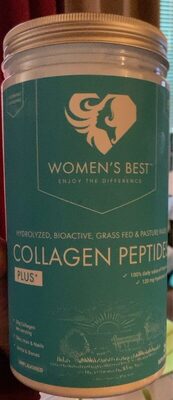 Collagen peptides front packaging