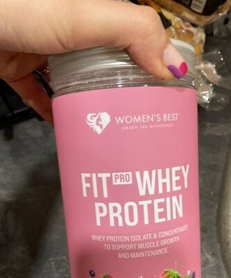 Fit Whey protein front packaging