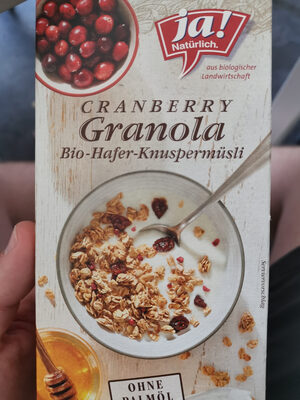 Cranberry granola