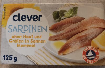 Sardinen ohne Haut und Gräten in Sonnenblumenöl