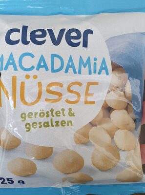 Macadamia Nüsse geröstet & gesalzen front packaging