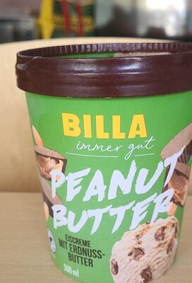 Peanut Butter ice cream front packaging