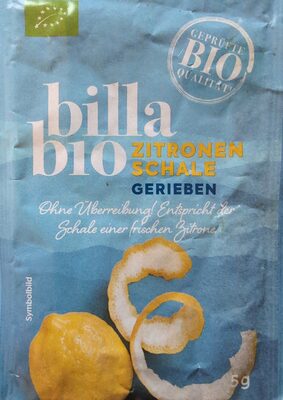 Zitronenschale gerieben