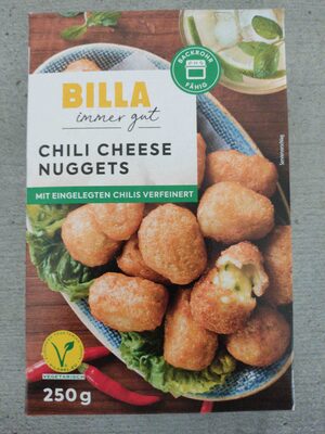 Chilli cheese nuggets front packaging