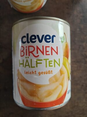 Birnen Hälften front packaging