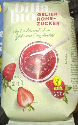 Gelierrohrzucker front packaging
