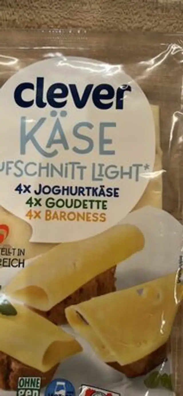 clever KÄSE AUFSCHNITT LIGHT front packaging