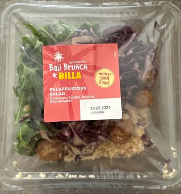 Falafelicious Salad front packaging