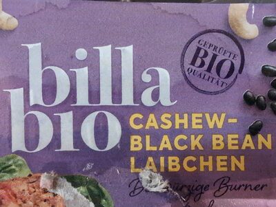 Cashew black bean burger