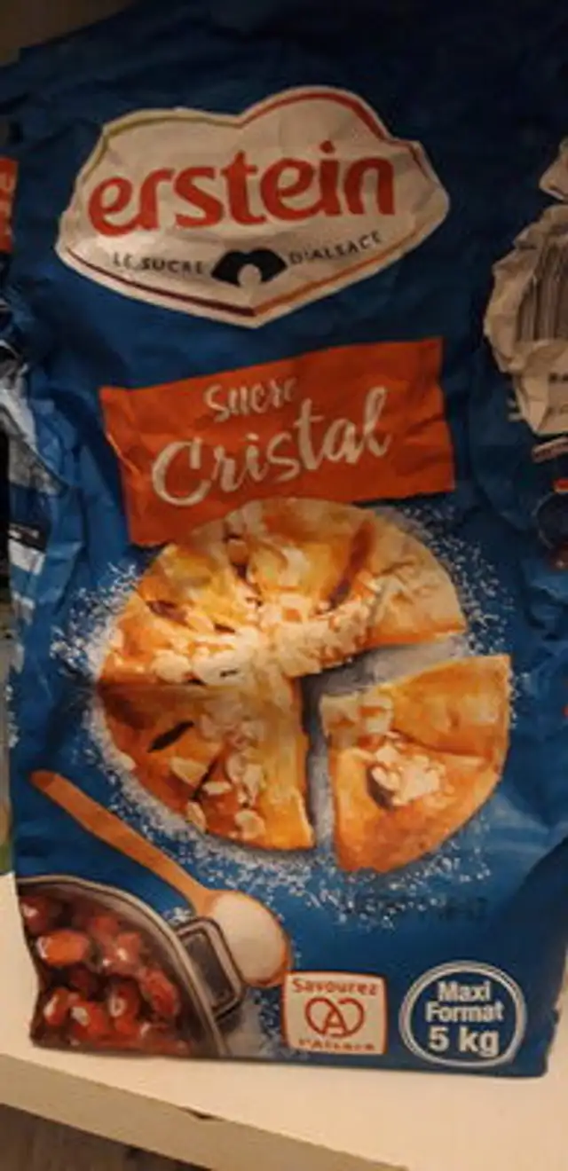 Sucre cristal front packaging