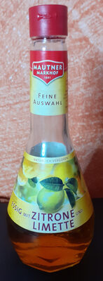 Essig mit Zitrone und Limette
