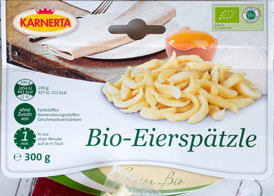 Bio-Eierspätzle front packaging