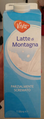 Latte di montagna front packaging