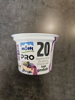 Blueberry cheesecake topfencreme