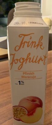 Vorarlberger Trinkjoghurt Pfirsich-Maracuja front packaging