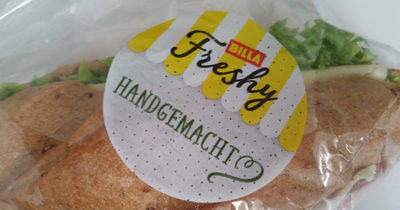 Kornspitz mit Schinken und Käse