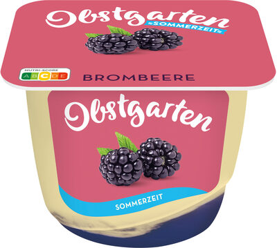 Danone Obstgarten Sommerzeit Vanillegeschmack und Brombeeren 175g