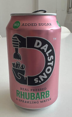 Real Pressed Rhubarb & Sparkling Water