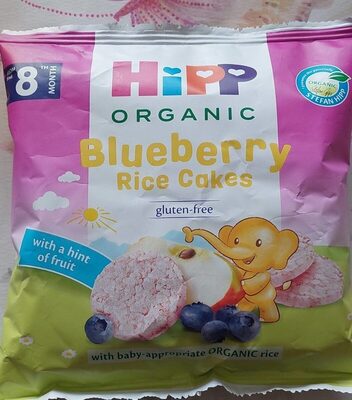 Hipp Organic Blueberry Rice Cakes