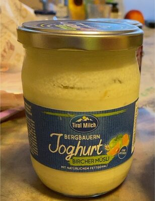 Joghurt bircher Musli front packaging
