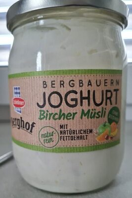 Bergbauern Joghurt Bircher Müsli