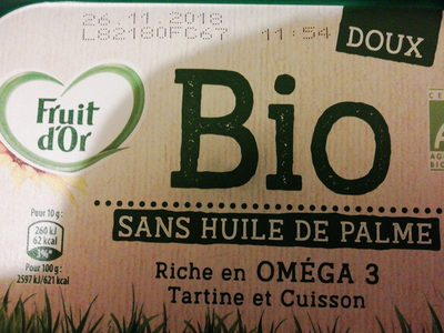 fruit d'or bio tartine et cuisson