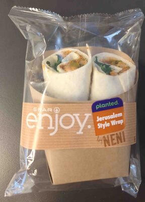 Planted Jerusalem Style Wrap front packaging