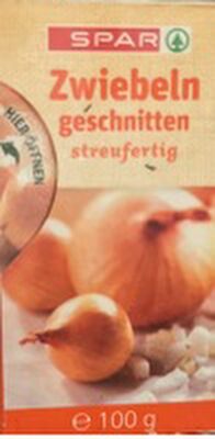 Zwiebel geschnitten