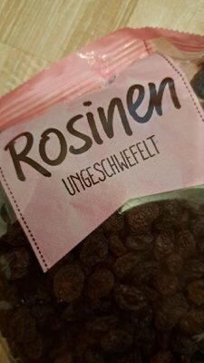 Rosinen ungeschwefelt front packaging