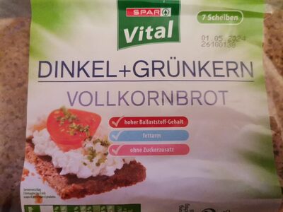 Dinkel+Grünkern Vollkornbrot