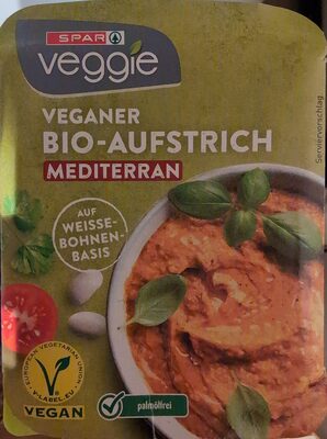 Bio-Aufstrich Mediterran front packaging