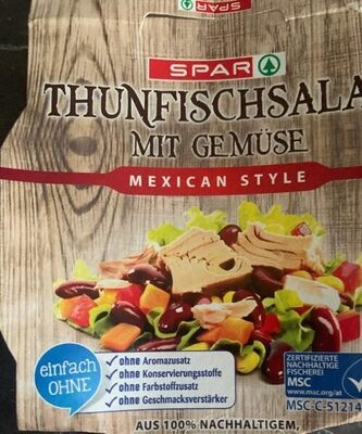 Spar Thunfischsalat mit Gemüse
