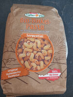 Pasta Bio Dinkel Serpentini 400 gr