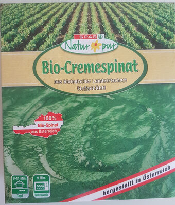 Bio-Cremespinat front packaging