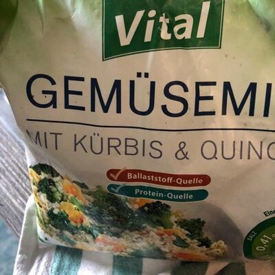 Gemüsemix mit Kürbis & Quinoa front packaging