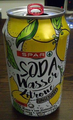 Soda Wasser Zitrone