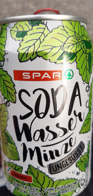 Soda Wasser Minze