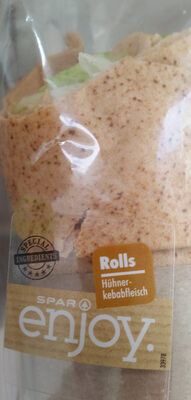 Rolls Hühnerkebapfleisch