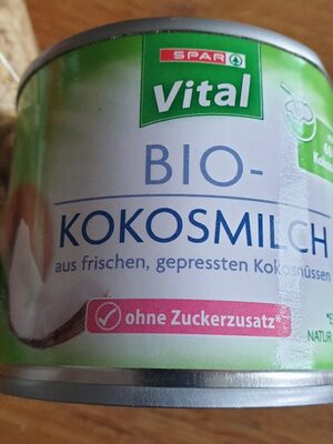 Bio Kokosmilch front packaging