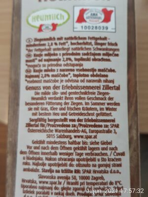 Unknown ingredients label