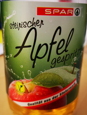 Apfelsaft gespritzt