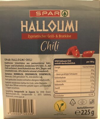 Halloumi Zypriotischer Grill-& Bratkäse Chili