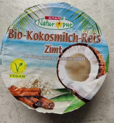 Bio-Kokosmilch-Reis Zimt
