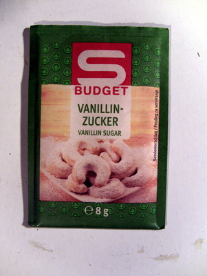 Vanillinzucker front packaging