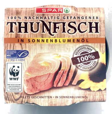Thunfisch in Sonnenblumenöl