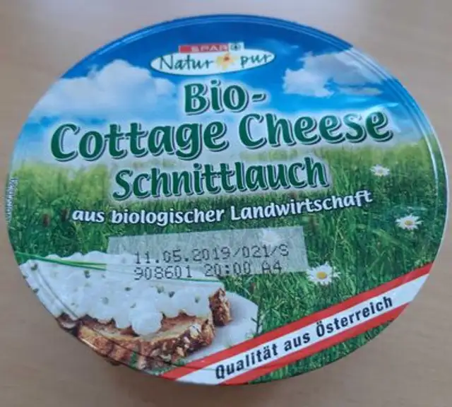 Bio Cottage Cheese Schnittlauch front packaging