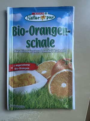 Bio orangenschale