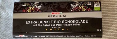 Extra dunkle bio schokolade